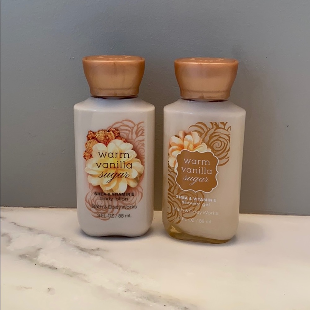 Warm Vanilla Sugar Body Lotion and Shower Gel Set